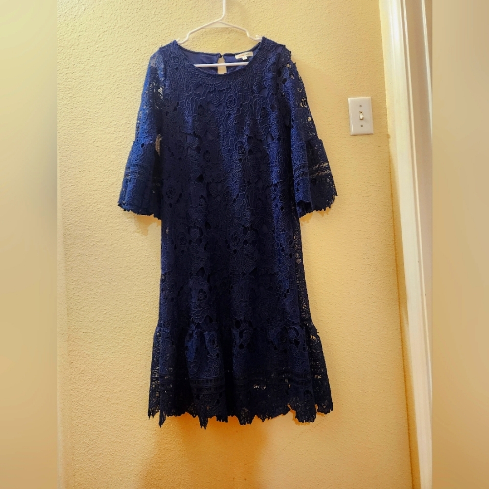 Orange Creek Lace Midi Dress